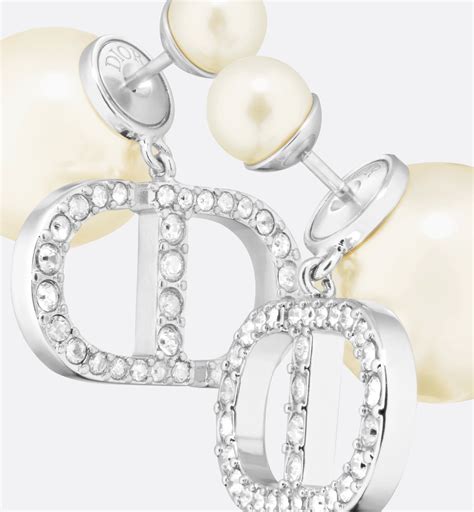 dior ohrringe silber